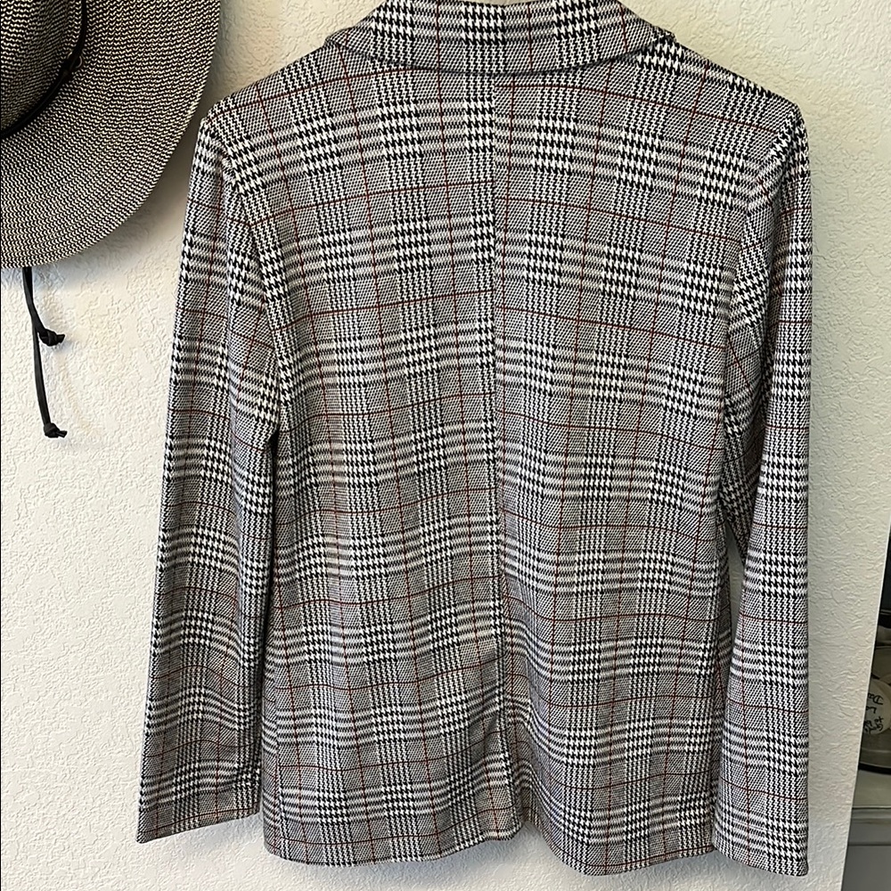 Maurices Gray Plaid Women's Blazer - Picture 5 of 5